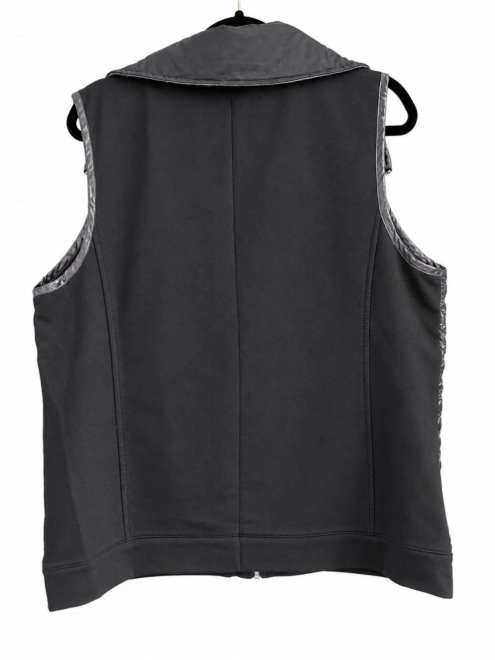 Lauren Ralph Lauren Black Quilted Zip Front Vest Women’s Size L